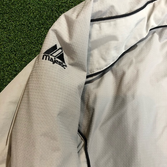 VTG Authentic Majestic Chicago Sox Grey Jacket - Picture 6 of 8